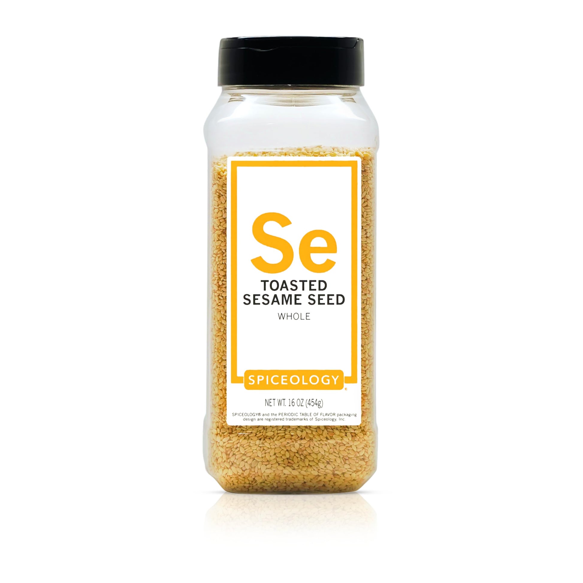 Spiceology - Toasted Sesame Seeds - Nutty, Crunchy Garnish for Asian, Middle Eastern & Global Dishes - Use in Stir-Frys, Baked G