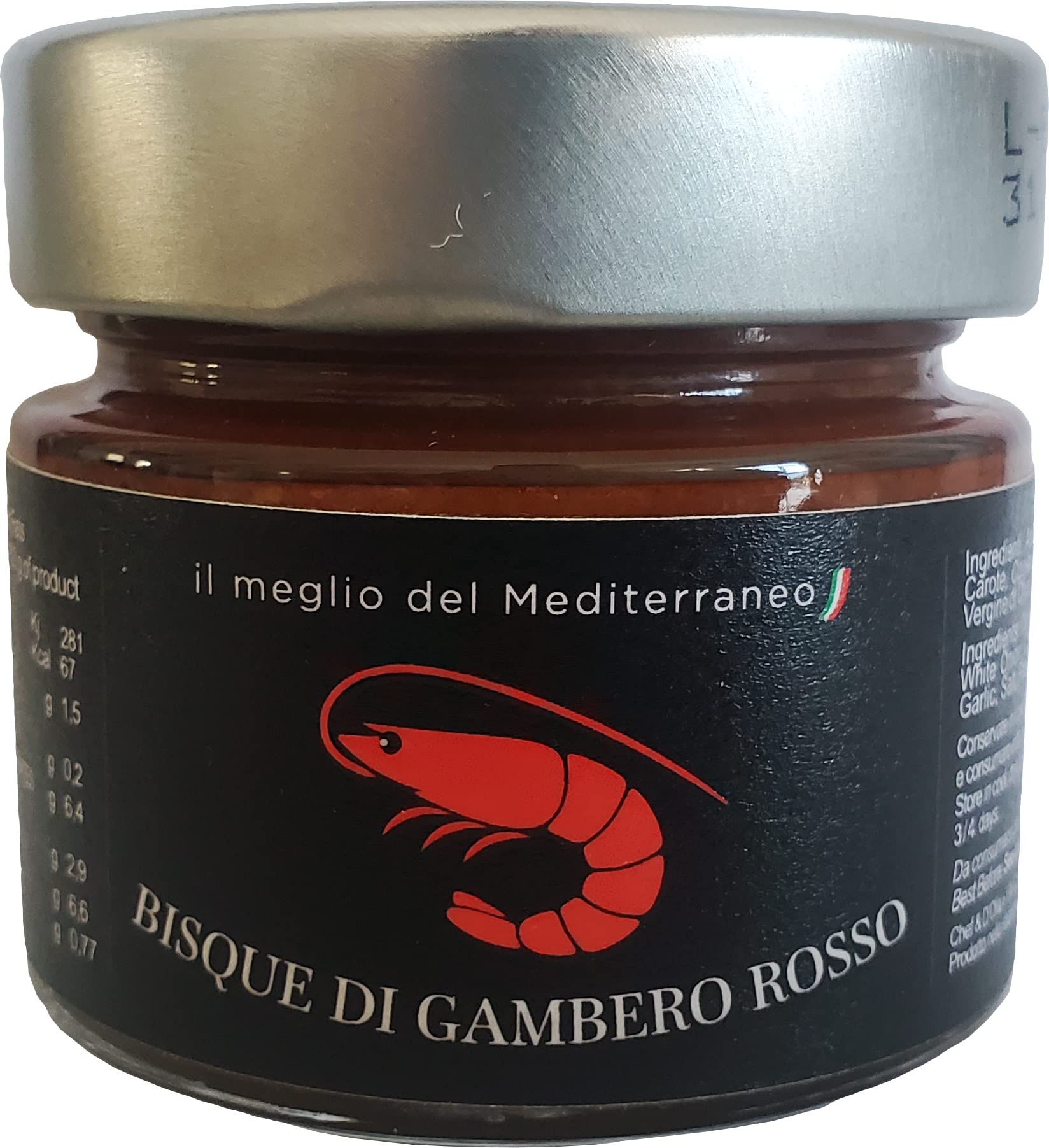 Generic Red Mediterranean Shrimp Bisque Concentrate - Real Ingredients - 100g (3.5 oz)
