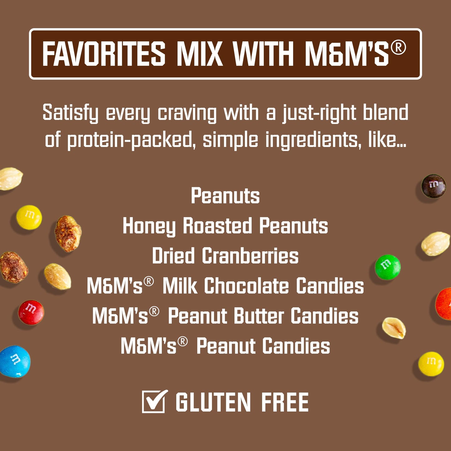 Kars Nuts Favorites Mix with M&MS Candies - 2oz Bag (Pack of 36)