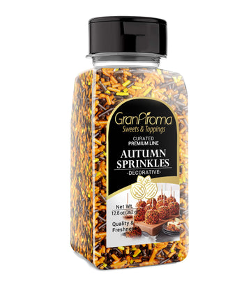 GranAroma Autumn Sprinkles, 12.8 oz, Decorative, Cakes & Cupcakes