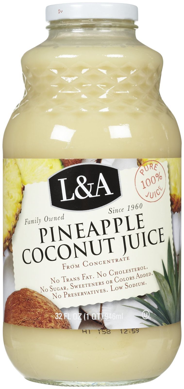 L & A Juice Juice Pineapple Ccnut