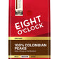Eight O'Clock Coffee 100% Colombian Peaks Ground Coffee, 40 Ounce, Rich, Winey & Full Bodied