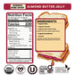 Bearded Brothers Organic Vegan Protein Energy Bars, Almond Butter Jelly, Gluten Free, Paleo, 10 Pack