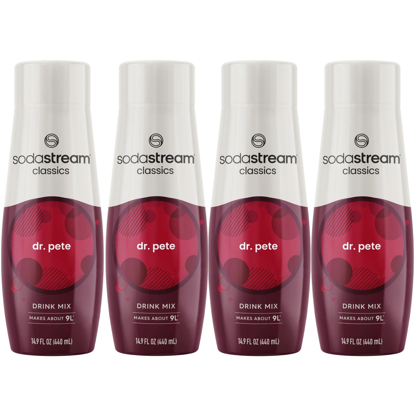 Sodastream Sparkling Drink, Dr Pete, 14.8 Fl Oz (Pack Of 4)