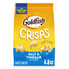 Goldfish Crisps Salt & Vinegar Baked Chip Crackers, 4.8 Oz Bag