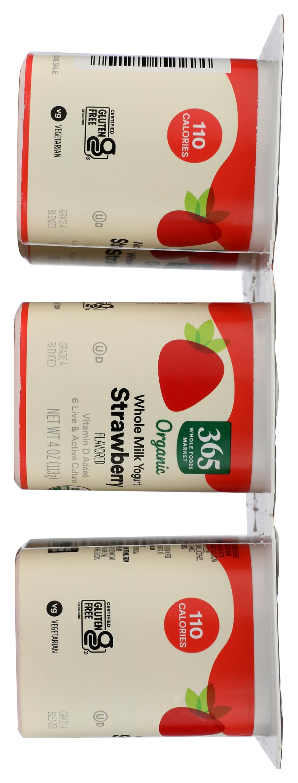 365 Everyday Value OG Strawberry Whole Milk Yogurt, 24 oz
