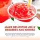 New Fanale Coconut Jelly Topping Nata De Coco For Boba Tea | Ice Cream | Yogurt | Smoothie | Milk Tea | Desserts (Strawberry, 8.
