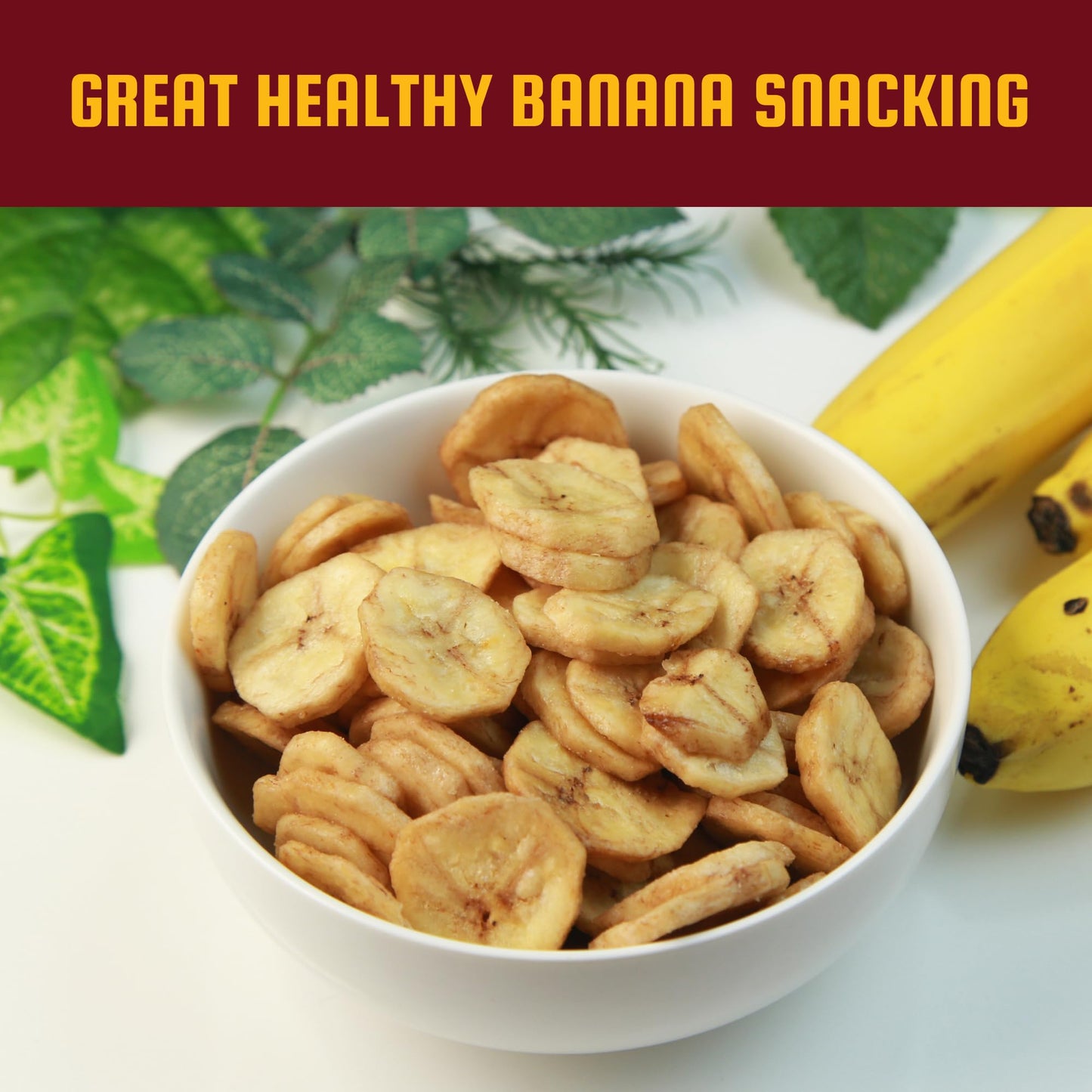 We Got Nuts Sweetened Banana Chips (4 Pounds) Sealed For Freshness - We Got Nuts