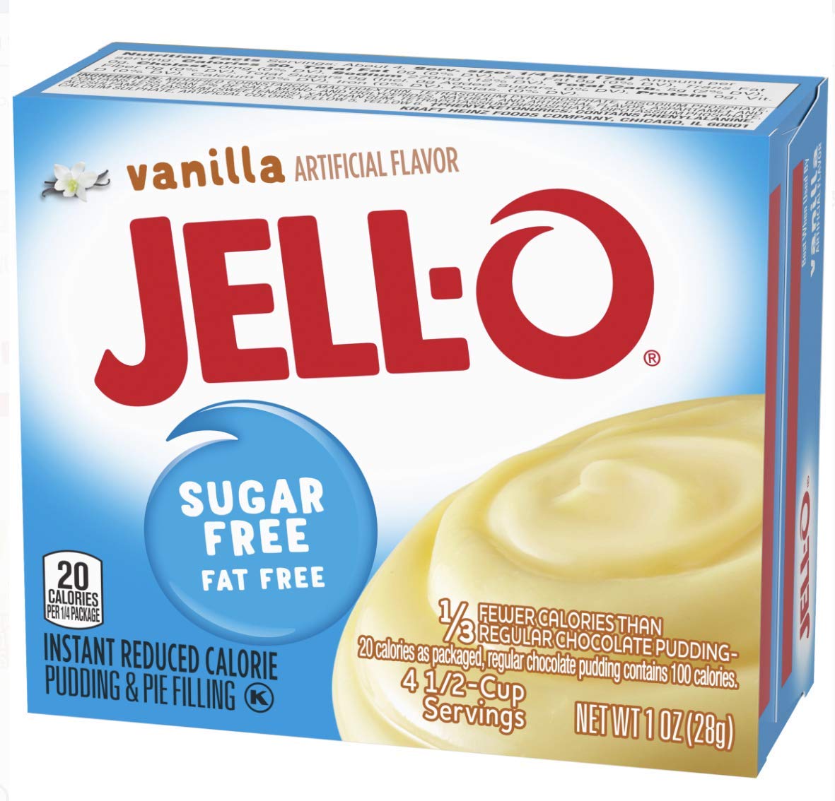 Jell-O Vanilla Sugar-free Instant Pudding & Pie Filling (1 Oz (Pack - 3))