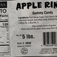 Kervan Candy Apple Rings Bulk Gummy Candy - 5 Pound Bag - Fruity & Sweet Gift Snacks For Kids - Party Size