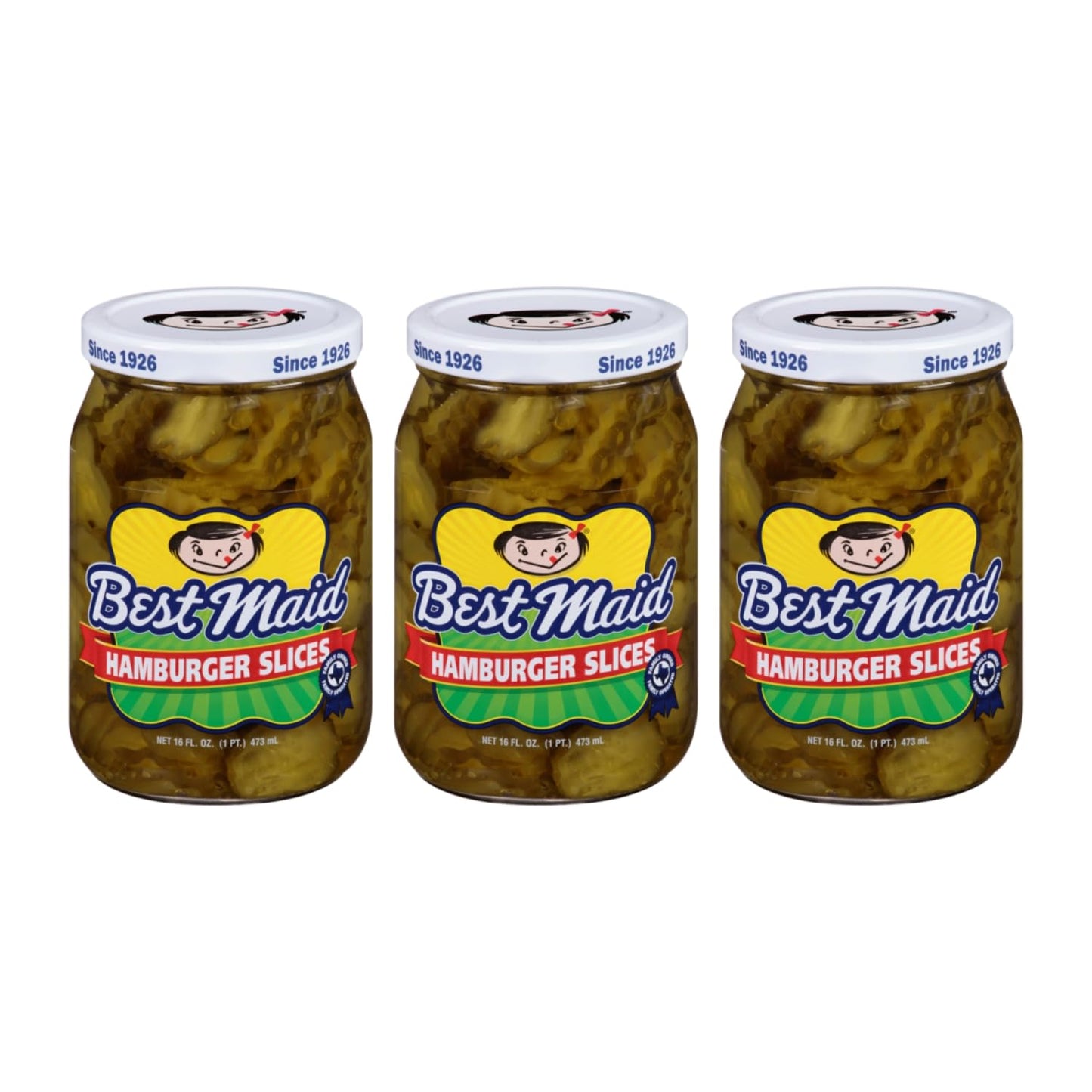 Best Maid Pickles - 9-Item Assortment of Dill, Sweet, Bread & Butter, Okra, and Specialty Pickles - 3 or 6 Packs (3 Pack, Hambur