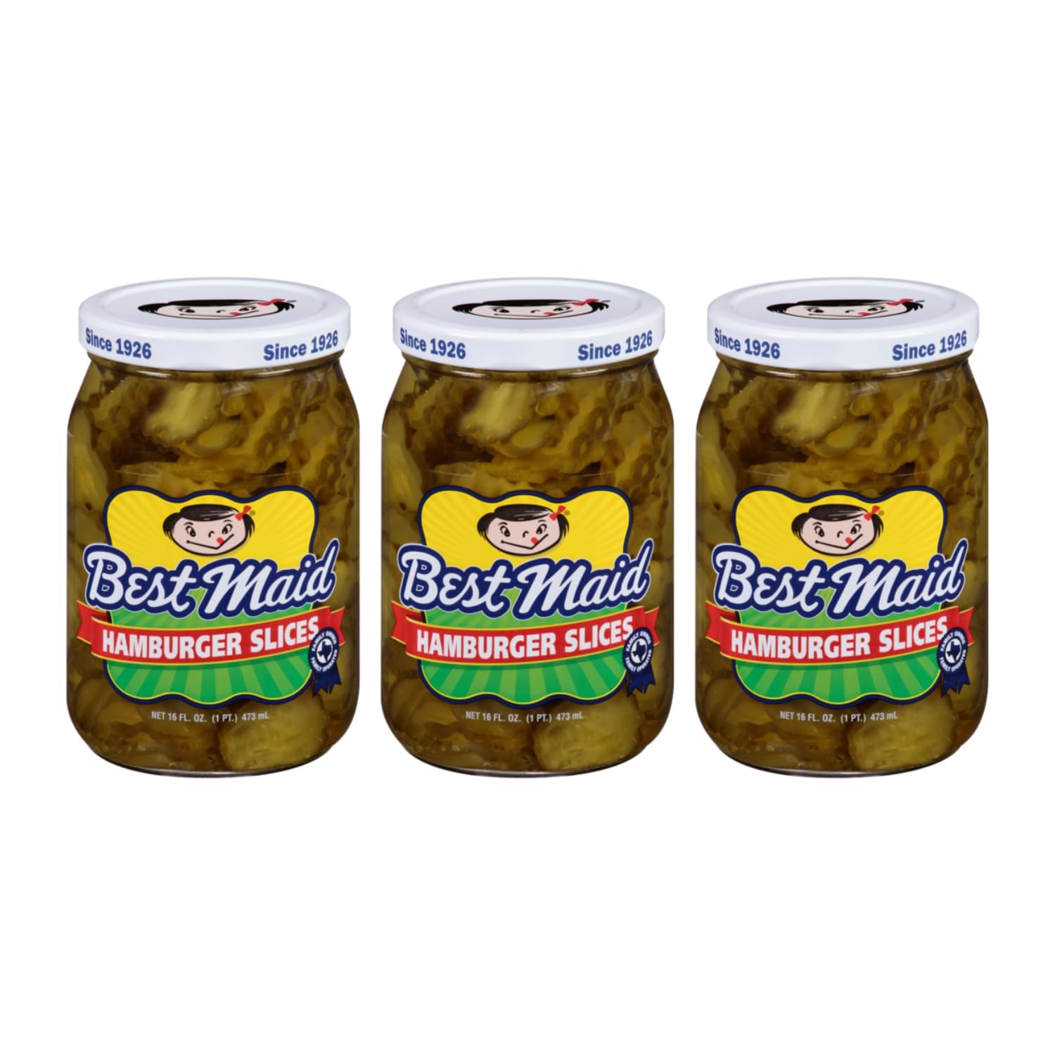 Best Maid Pickles - 9-Item Assortment of Dill, Sweet, Bread & Butter, Okra, and Specialty Pickles - 3 or 6 Packs (3 Pack, Hambur