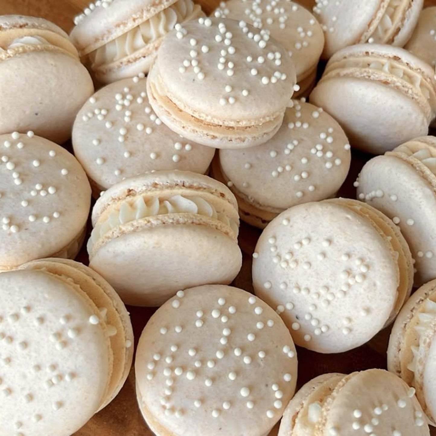 Bayep Edible Pearls For Cake Decorating 4Mm White Sprinkles For Cookies, Baking, Ice Cream, Cupcake Topper Pearl Sprinkles Perfe