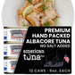 American Tuna Sushi-Grade Wild Albacore Tuna Fish - No Salt Added, Wild Caught, Msc Certified, Pole Caught | (12) 6 Ounce Cans | Super Enhanced Canned Tuna For Health And Flavor Enthusiasts!