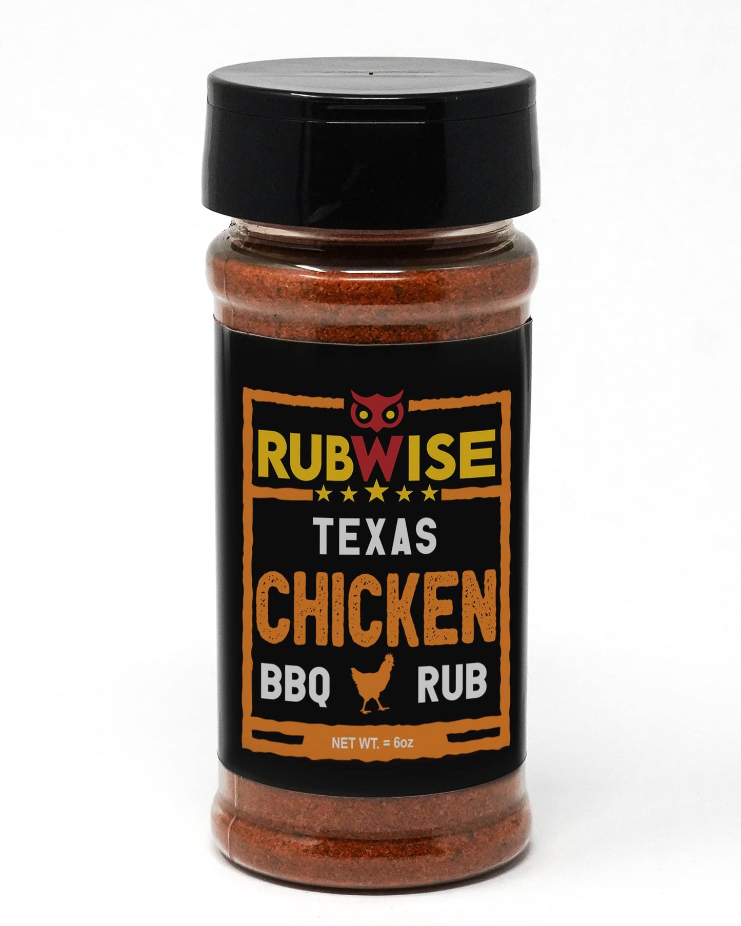 Five Star Seasonings Texas Style Chicken Seasoning Rub, 6oz, No MSG, Ideal for Poultry, BBQ, Smoking, Grilling, Turkey, Duck, Seafood