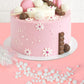 Twisweet White Pearl Sprinkles for Cake Decorating, Edible Sugar Pearls for Baking, Mix Size, Cake Topper Cupcake Cookie Ice Cre
