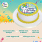 Custom Edible Prints On Cake: Create Your Special Event With Custom Edible Image Toppers - Upload Photos For Unique, Stylish Designs On Rectangular, Round Cakes Designs - 7.5 Round Cake Topper