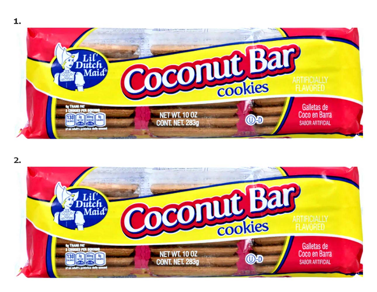 Lil Dutch Maid Coconut Bar Cookies, 10-Oz. Packs