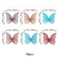 48Pcs Edible Butterfly Cupcake Toppers - Edible Wafer Paper Butterfly Cake Decorations For Baby Shower, Birthday, Wedding Partie