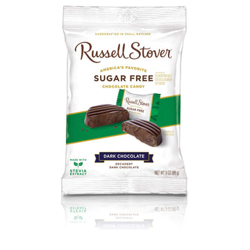 Russell Stover Sugar Free Dark Chocolate Medallions, 3 oz. Bag (270215)