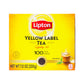Lipton Yellow Label Black Tea Bags, International Blend, Premium Quality, 200 Grams (Pack of 1)