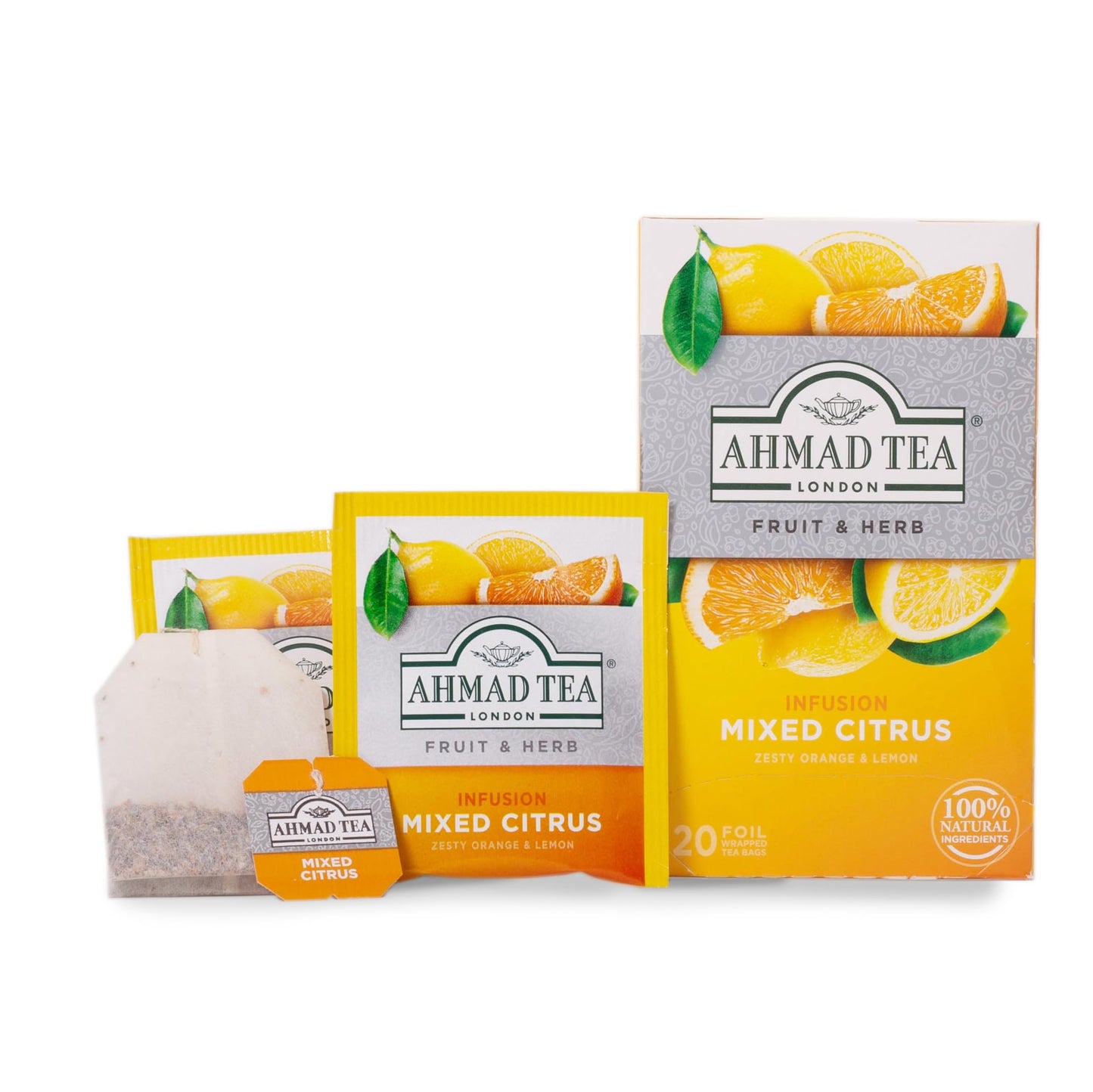 Ahamd Tea : Mixed Citrus : Box Of 20 Tea Bags