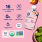 Cerebelly Organic Baby Food Pouches, Spinach Apple Sweet Potato Purees, 16 Nutrients, No Added Sugar, Fiber & Non-Gmo, 4Oz, 6 Pack