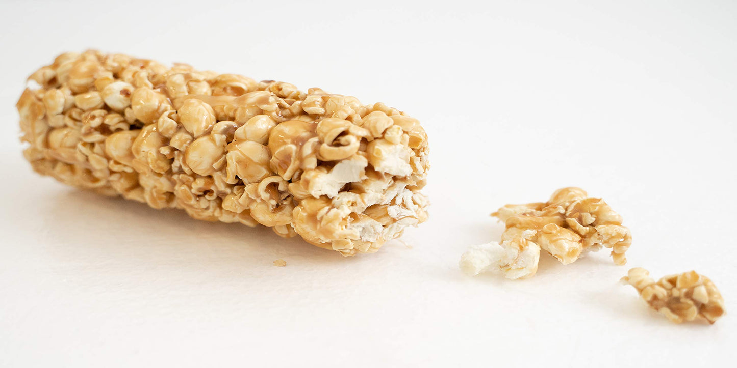Caramel Cob Soft Caramel Popcorn - 16 Individually Wrapped 2.5 oz Bars - Gluten-Free, Peanut & Tree Nut-Free - Microwaveable for