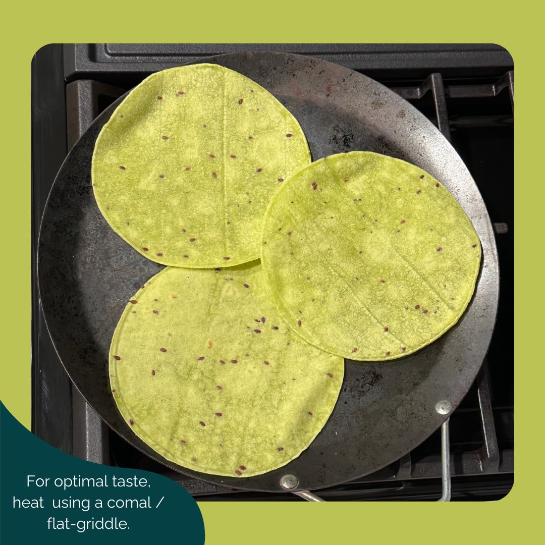Santo Corral Tortillas De Nopal, Prickly Pear Cactus, Gluten Free With Flaxseeds & Chia