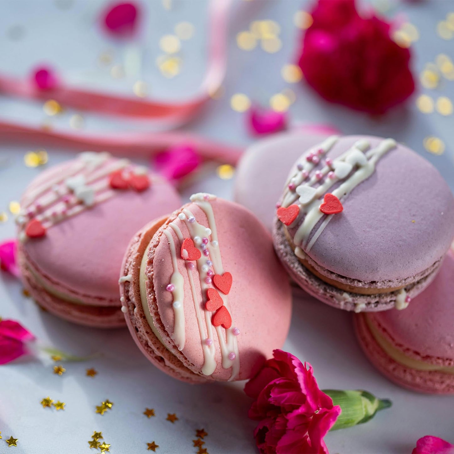 Valentines Sprinkles, Red Heart Sprinkles For Cake Decorating, Heart Sprinkles Edible For Baking, Ice Cream, Cookies, Cupcake To