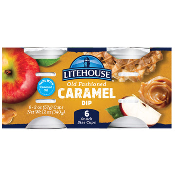 Litehouse Old-Fashioned Caramel Dip - Caramel Dipping Cups, Caramel Snack Dip, Caramel Apple Dip, Gluten-Free, Vegetarian, Made