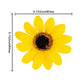 Gyufise 15Pcs Sunflower Rose Flower Cake Decorations Sunflower Cake Toppers For Birthday Summer Sunflower Wedding Party Decorati