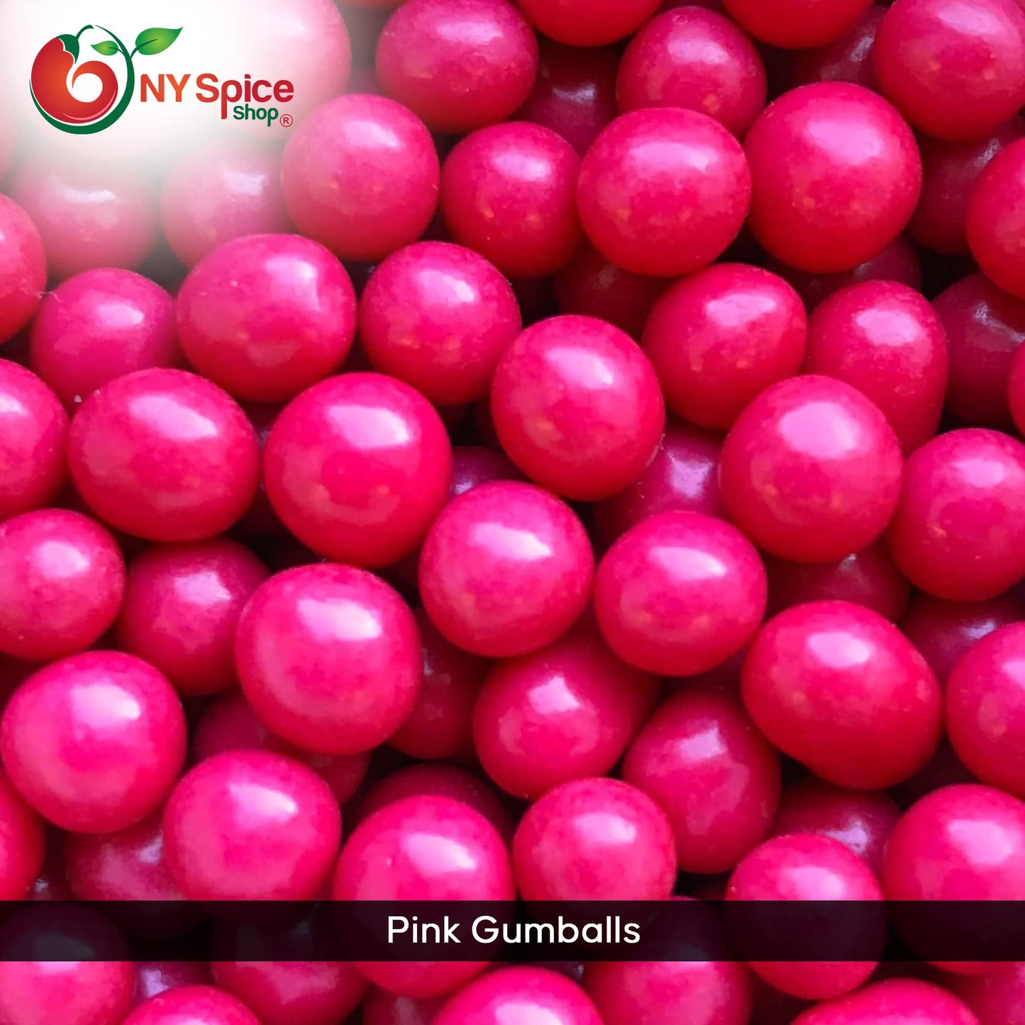 Ny Spice Shop Pink Gumballs - 3 Pound Gumballs For Gumball Machine - Chewing Gum Dubble Bubble Gumballs - Fruit Flavored Gumball