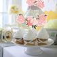 24Pcs Cherry Blossom Cake Decoration Cherry Blossom Flowers Cupcake Toppers Flowers Cake Decoration Wedding Birthday Baby Shower