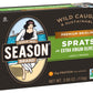 Season Brisling Sprats In Extra Virgin Olive Oil - Lightly Smoked, Wild Caught, 15G Of Protein, Keto Snacks, More Omega 3S Than Tuna, Kosher, High In Calcium, Canned Sardines - 3.88 Oz Tins, 6-Pack