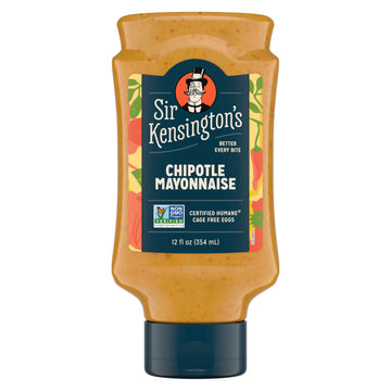 Sir Kensingtons Mayonnaise chipotle Mayo gluten Free Non gMO Project Verified certified Humane Free Range Eggs ShelfStable oz 12