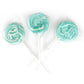 Aqua Light Blue Lollipops, 24 Pack, Blue Suckers, Blue Lollipops Individually Wrapped, Blue Lollipop Suckers Bulk, The Hampton P