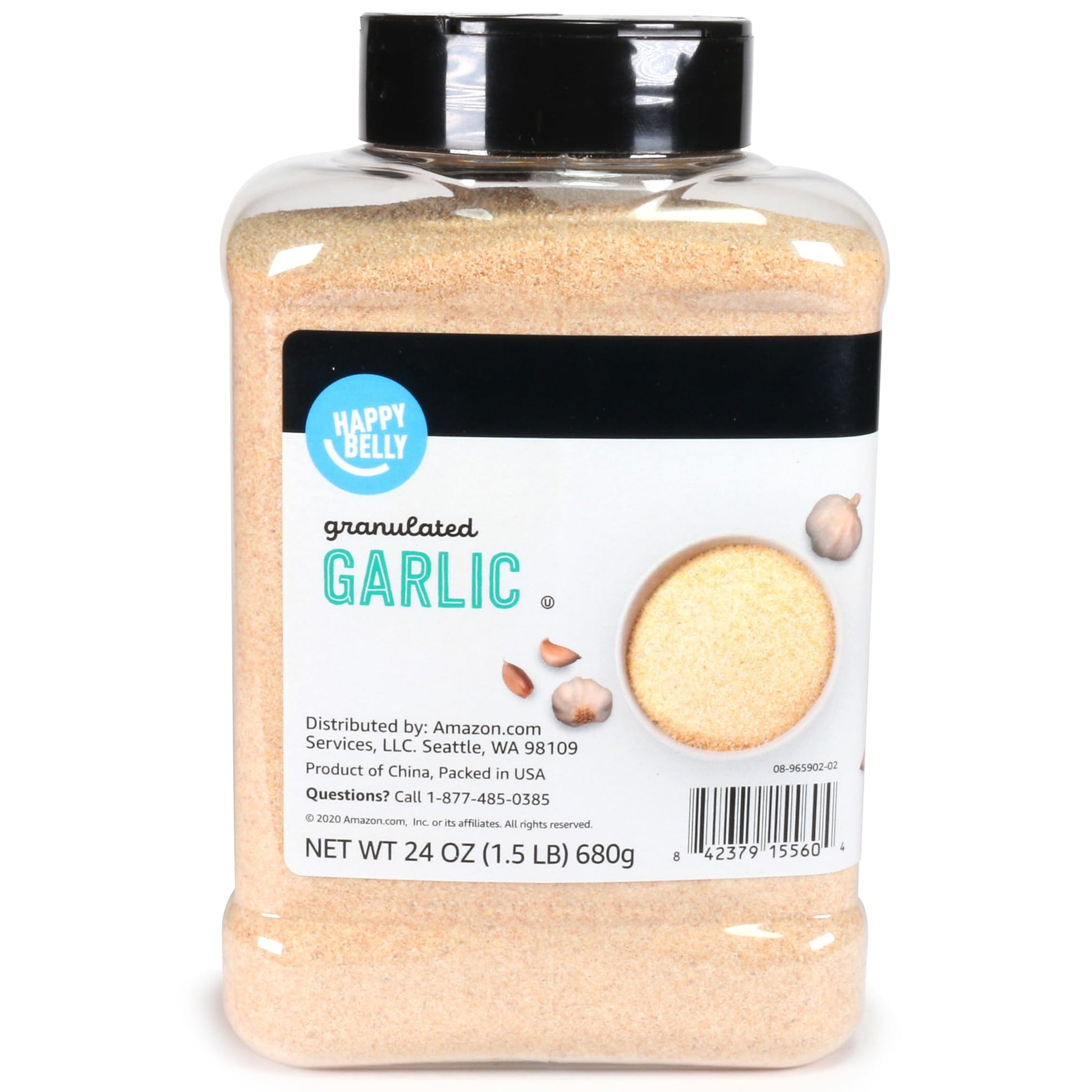 Amazon Grocery Garlic Powder, 24 Oz - Pack of 1, Previously Happy Belly, Packaging May Vary