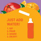 Tampico Mango Punch Drink Mix Packets, Zero Sugar, Low Calorie, 100% DV Vitamin C, 6 Count