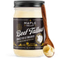 Beef Tallow for Cooking | Pasture Raised Grass Fed Beef Tallow | Paleo & Keto Friendly  100% Grass Fed & Finished Beef Fat | The Maple Valley  14 oz