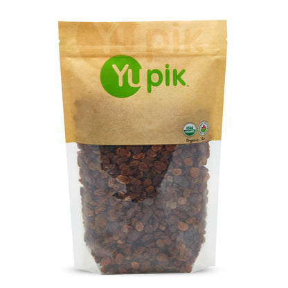 Yupik Organic Sultana Raisins, 2.2 lb (35.2 oz), Gluten-Free, Kosher, Non-GMO, Vegan, Whole Dried Fruits, Naturally Sweet, No Ad
