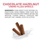 Got Milk Wafer Spirals, Chocolate Hazelnut, 14 Oz. Tin With 36 Rolls, Delicious Rolled Wafer Rolls With Filling, Hazelnut Wafer