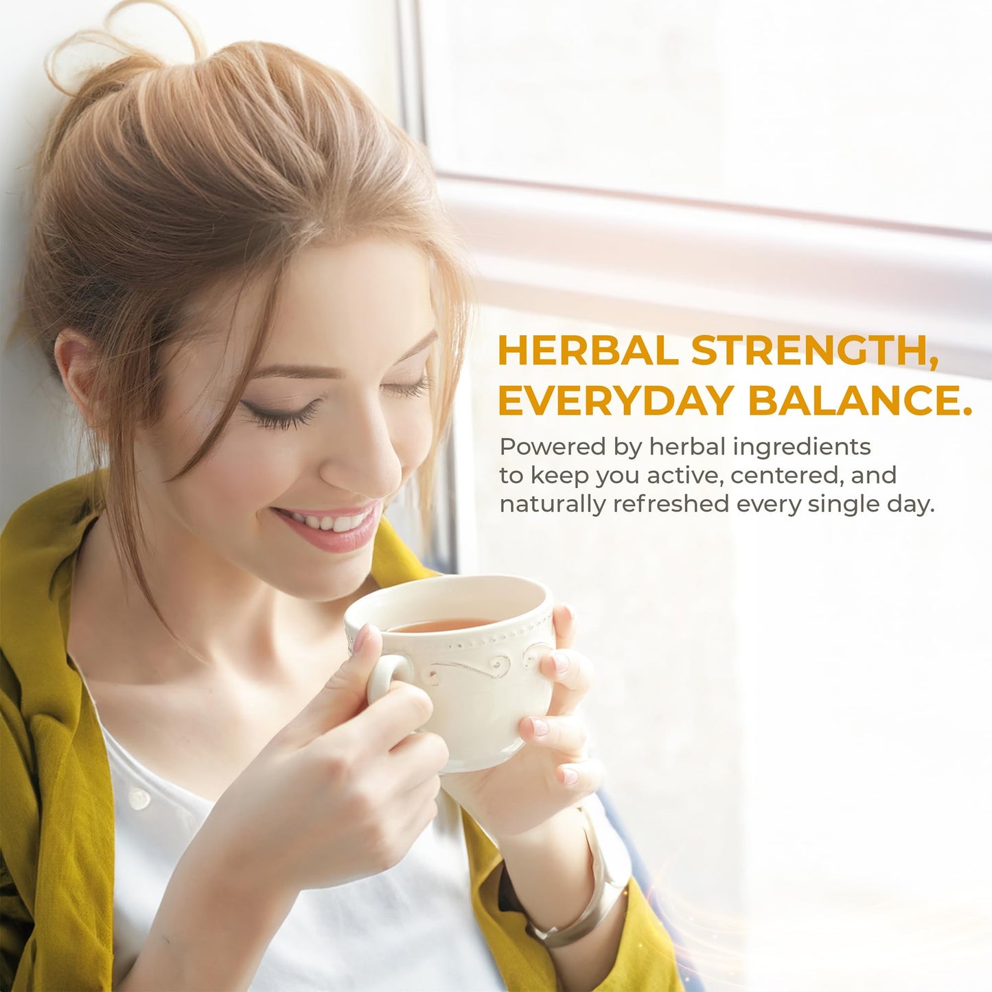 FRESHDRINKUS Premium Herbal Tea, Immune Support Blend, 30 Tea Bags, Caffeine-Free, Vegan