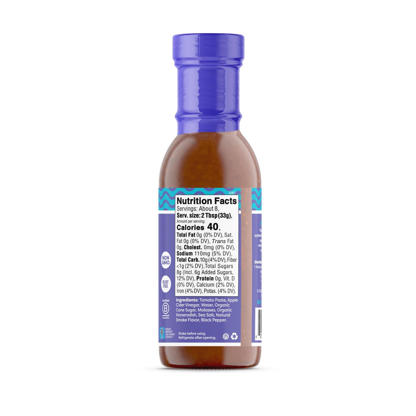 Fody Foods Vegan Bbq Sauce | Low Fodmap Certified | Gut Friendly, No Onion | Ibs Friendly Kitchen Staple | Gluten Free, Lactose