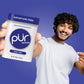 PUR Mints | Aspartame-Free | Made with Xylitol | Sugar-Free  Vegan  Gluten-Free & Keto Friendly | Natural Polar Mint Flavor  30 Pieces (Pack of 12)