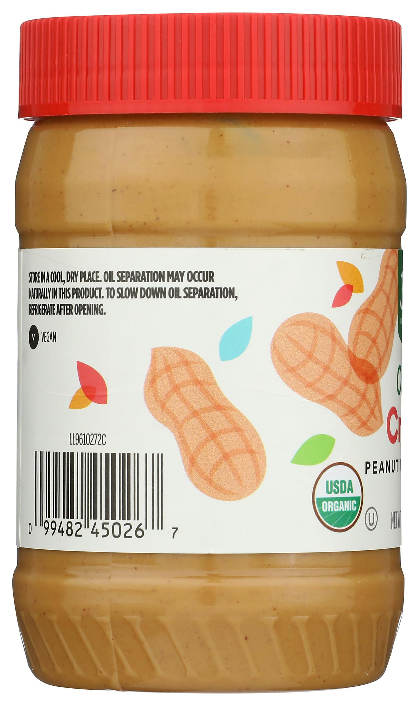 365 by Whole Foods Market Organic Sweetened Smooth Peanut Butter 16 OZ