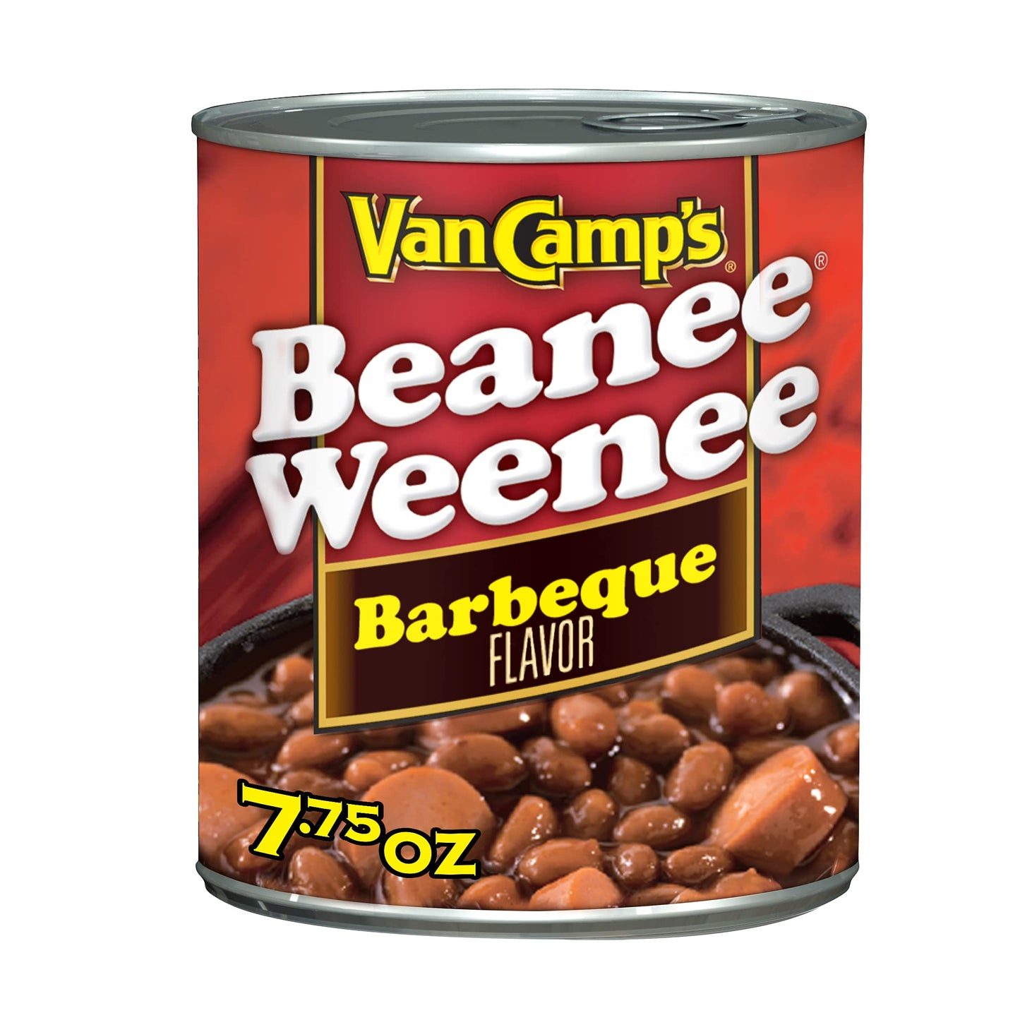 Van Camp'S Barbeque Beanee Weenee, Canned Food, 7.75 Oz (Pack Of 24)