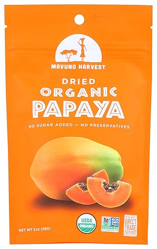 Mavuno Harvest Dried Papaya Organic 2 Oz