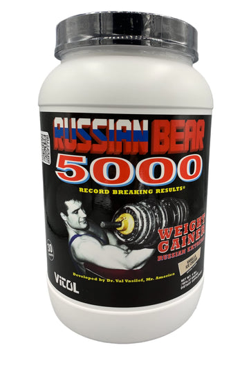 Vitol Russian Bear 5000  Ice Cream Vanilla 4lb Bottle