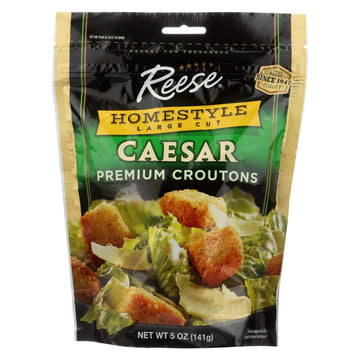 Reese Homestyle Caesar Croutons, 5-Ounces (Pack of 12)